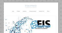 Desktop Screenshot of eiswuerfelexpress.de