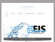 Tablet Screenshot of eiswuerfelexpress.de